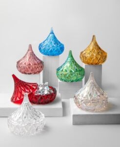 hersheys glass dish