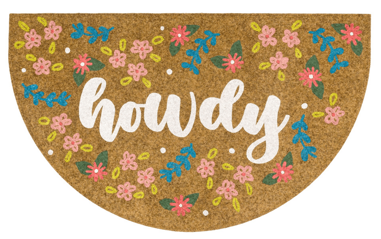 howdy floor doormat