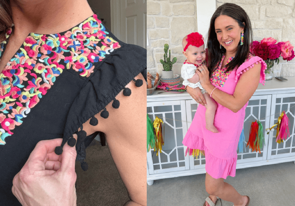 kirundo embroidered dress