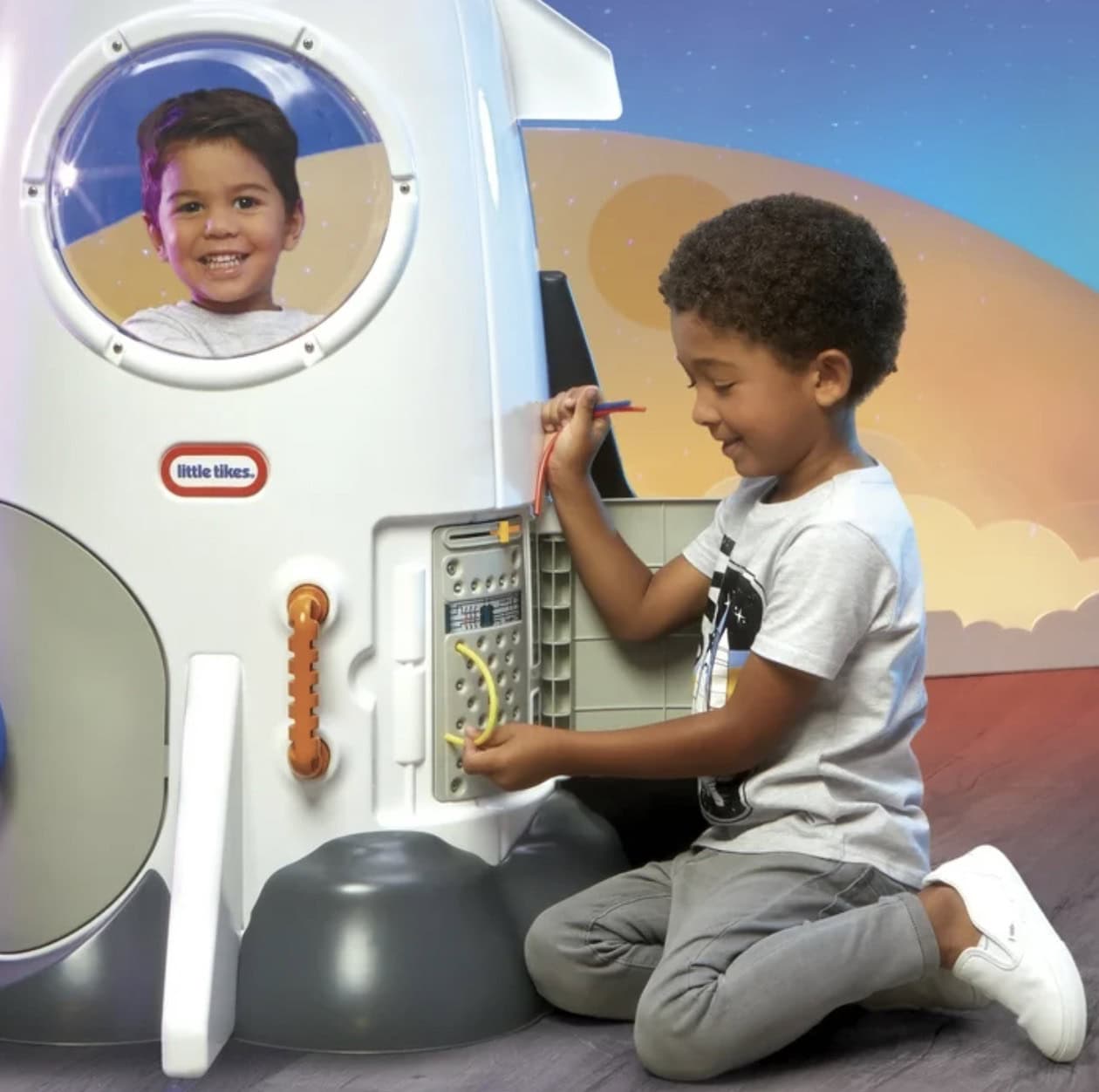 little tikes realistic big space ship