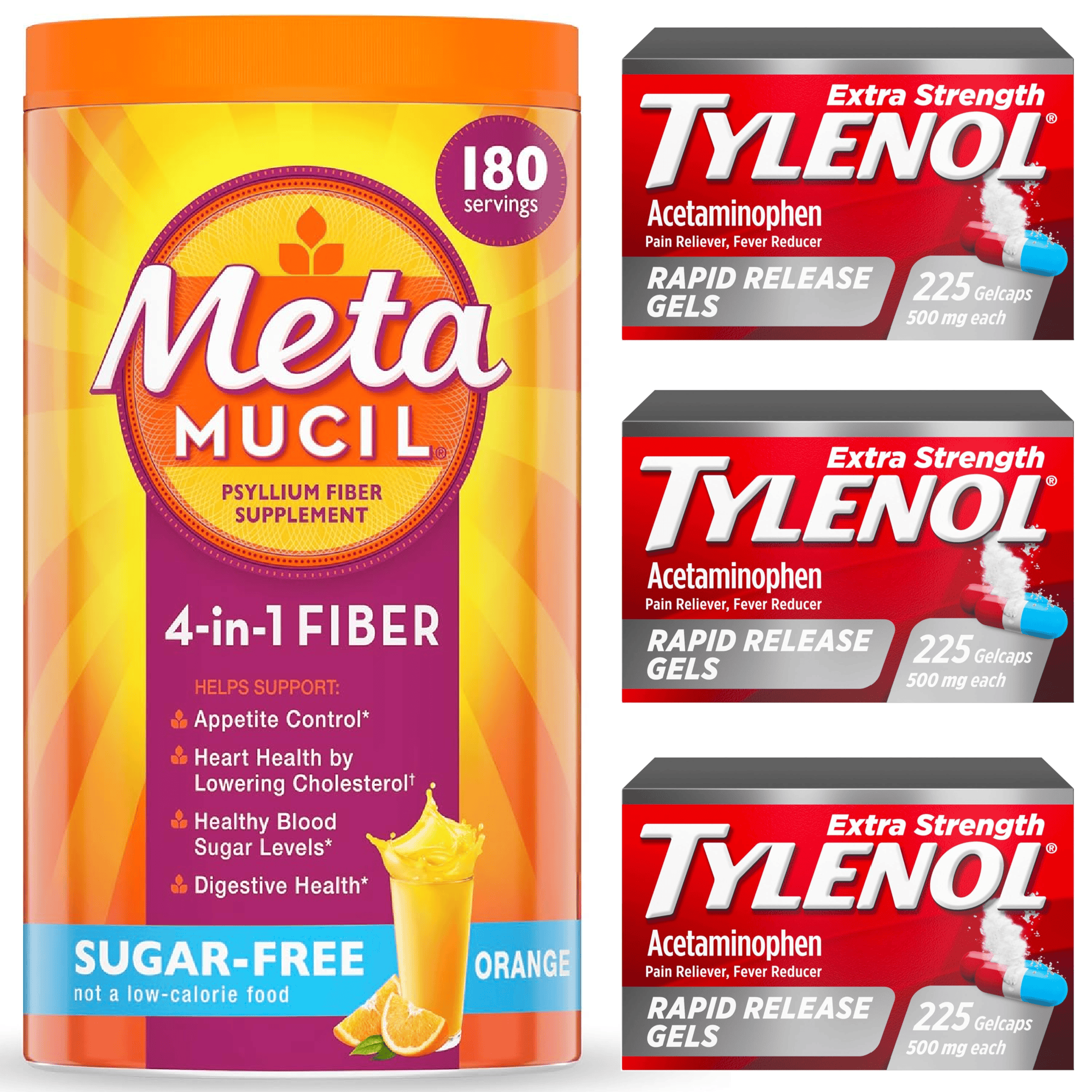 metamucil tylenol
