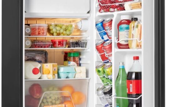 mini fridge galanz 4.3 cu ft black