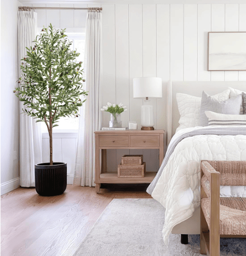 olive tree bedroom