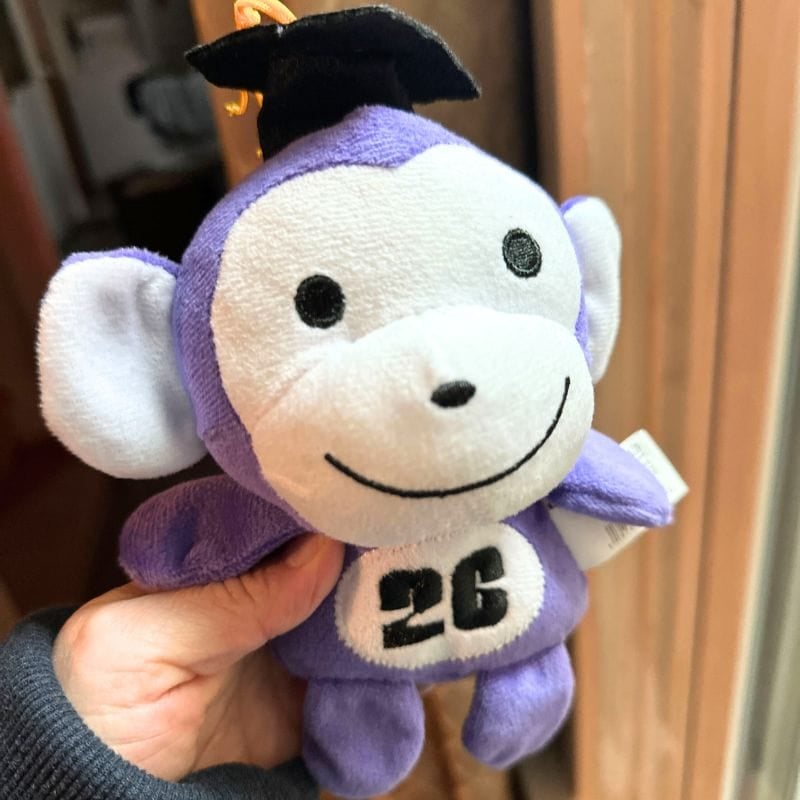 oriental trading gard party monkey key chain