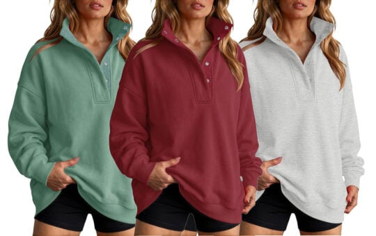 quarter snap pullovers