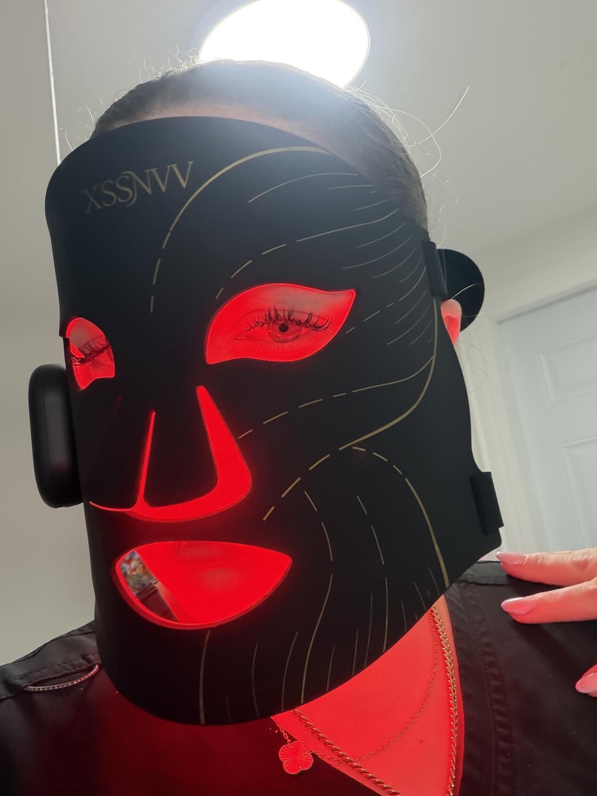 red light mask