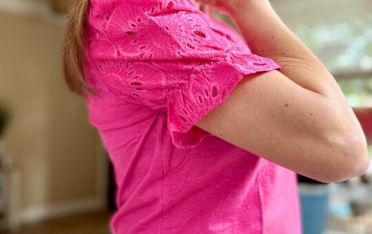 ruffle sleeve blouse