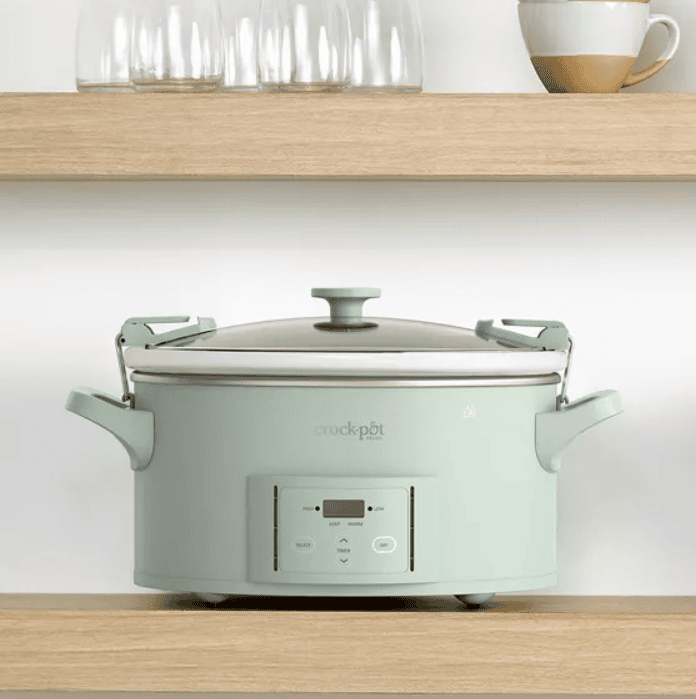 sage green crockpot