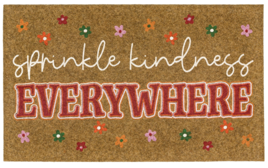 spread kindness doormat