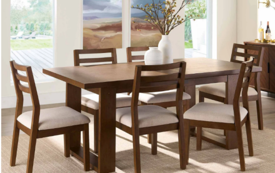 walmart dining room table large