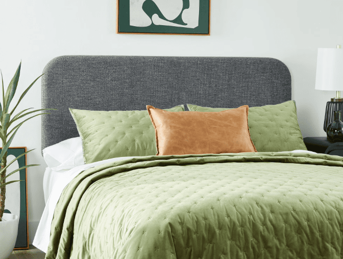 walmart headboard grey