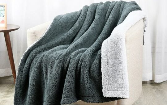 walmart sherpa reversible throw