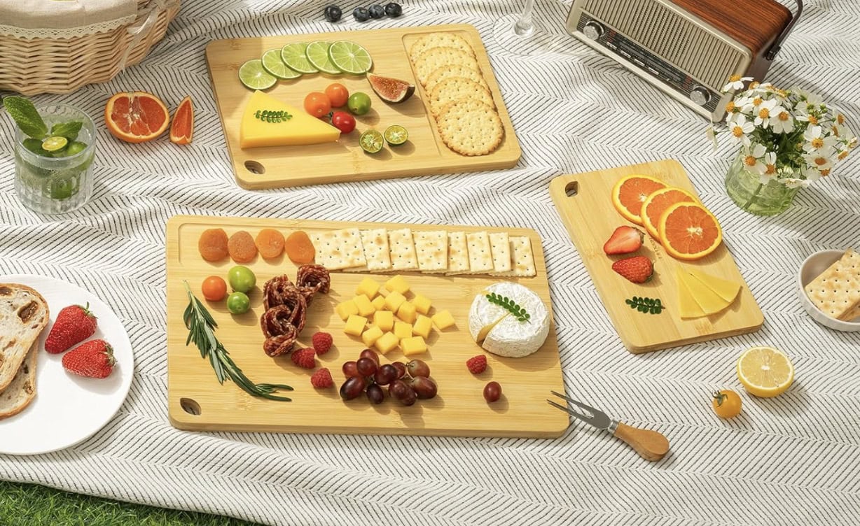 wooden cutting board bamboo keechee brand