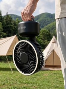 4 in 1 camping fan cowsar black