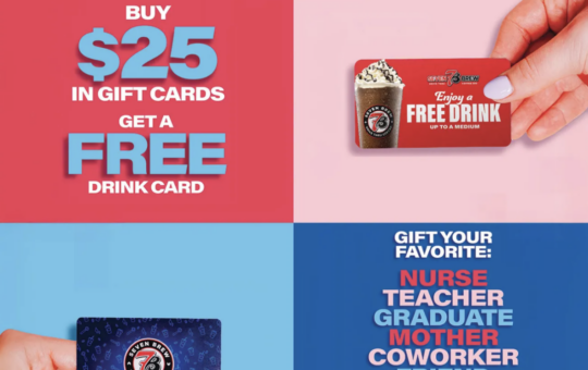 7Brew Free Drink Card