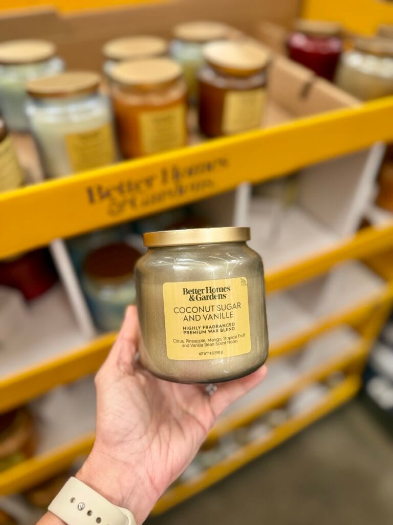 Better Homes & Gardens Glass Jar Candle Coconut