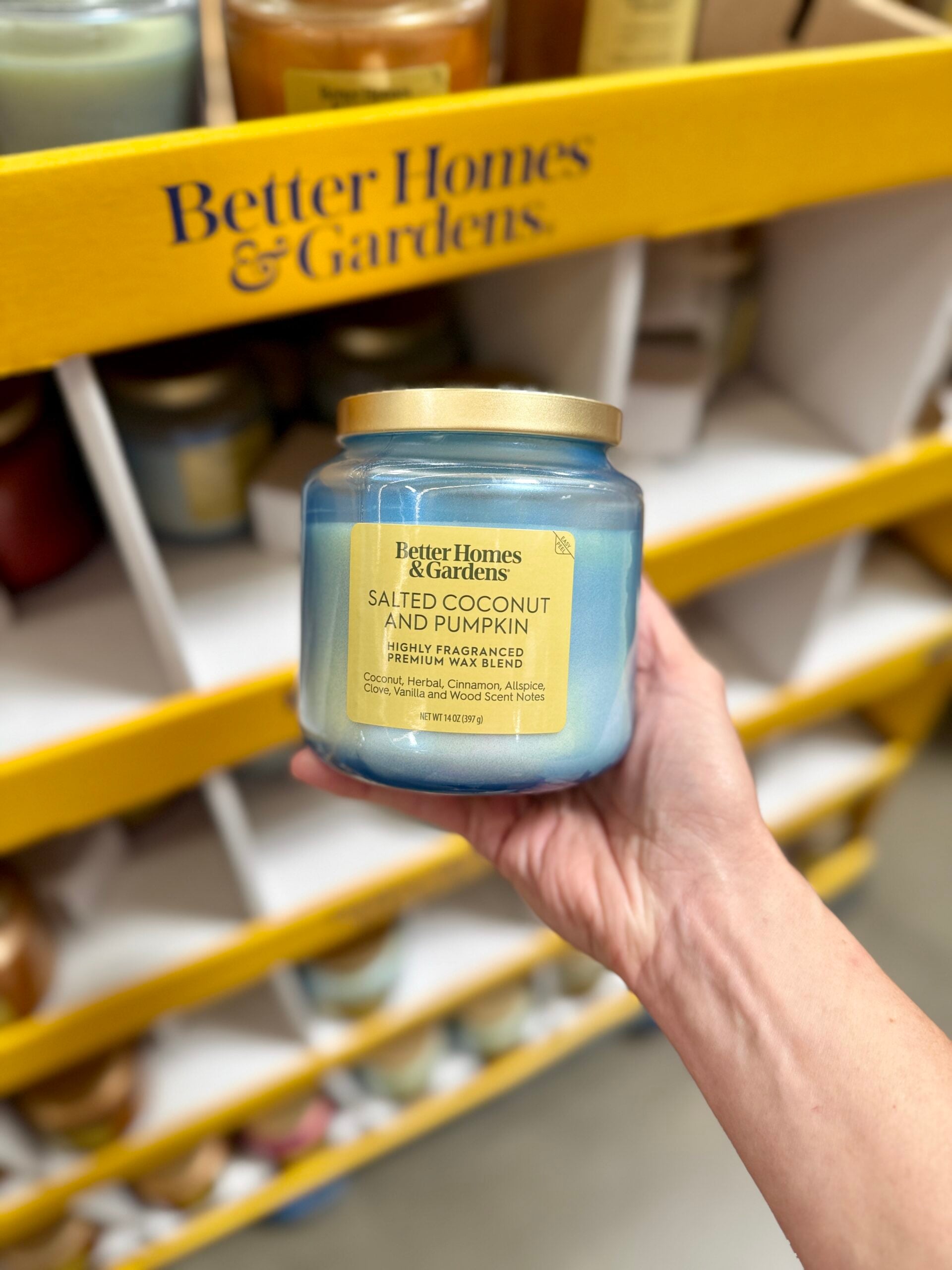 Better Homes & Gardens Glass Jar Candle Pumpkin