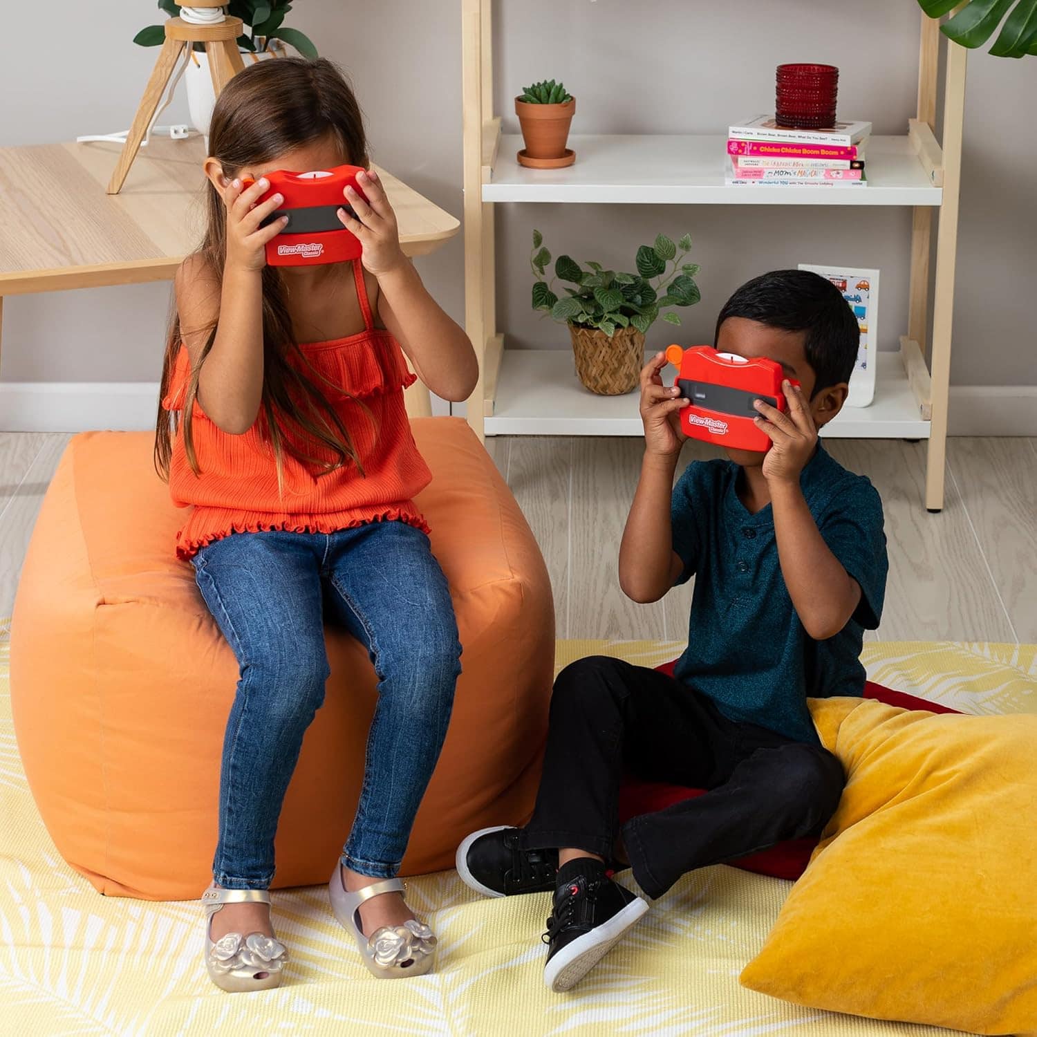 Classic View Master Metallic Viewfinder with 2 Reels Retro STEM Learning Toy 3