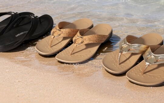 DREAM PAIRS Arch Support Flip Flops
