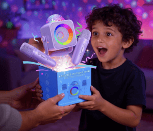 Disco Light Kids Karaoke Microphone