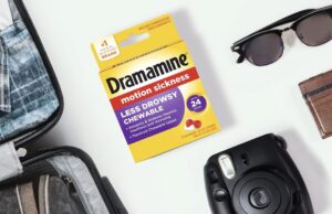 Dramamine less drowsy chewable tablets 24 ct