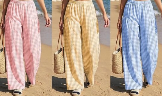EVALESS Women's Wide Leg Palazzo Pants