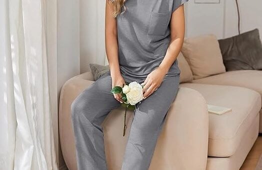 Ekouaer 2 Packs Pajamas