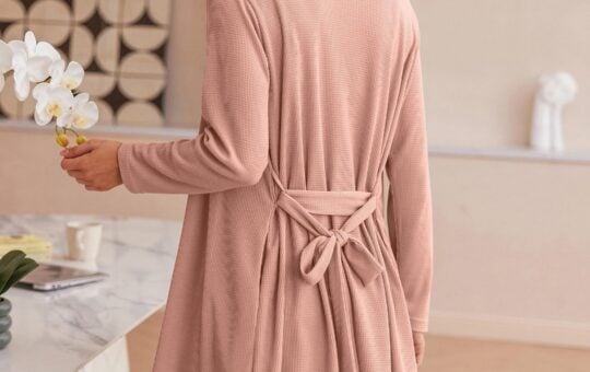 Ekouaer Pajamas for Women Set 3 Piece Lounge Set with Robe