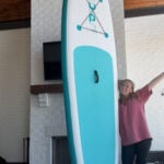 FunWater Inflatable Stand Up Paddle Board Blue Caroline
