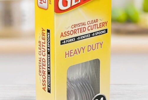 Glad Clear Disposable Cutlery Set