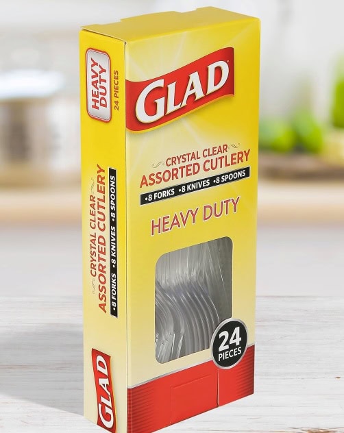 Glad Clear Disposable Cutlery Set