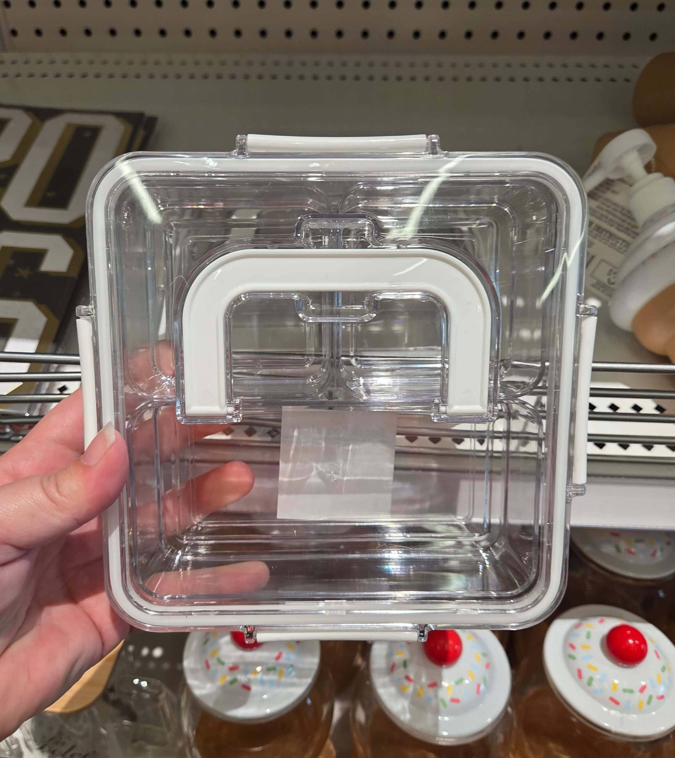 Glass Divided Container 2 Glass Divided Container 2