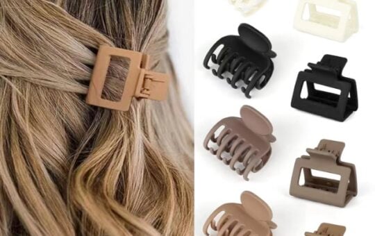 HFLYJPYW 8 Pack Small Claw Hair Clips