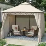 Hampton Bay Palantine 10.5 ft. x 10.5 ft. Soft Top Gazebo 2