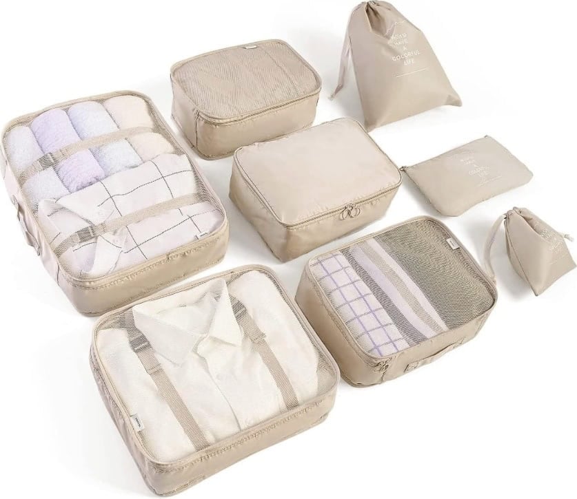 LANSKLBD 8 Set Packing Cubes
