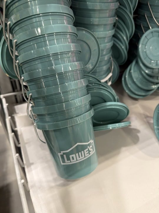 Lowe's Mini Bucket Teal