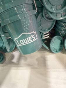 Lowe's Mini Buckets Teal