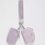 Lululemon Dual Pouch Metallic Wordmark Wristlet