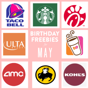 May birthday freebies