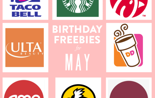 May birthday freebies