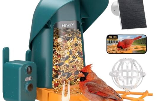 Minikey Smart Bird Feeder with Camera