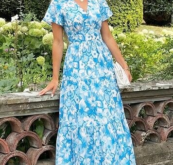 PRETTYGARDEN Women Summer Maxi Dress