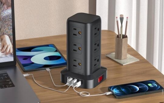 SMALLRT Extension Cord Surge Protector