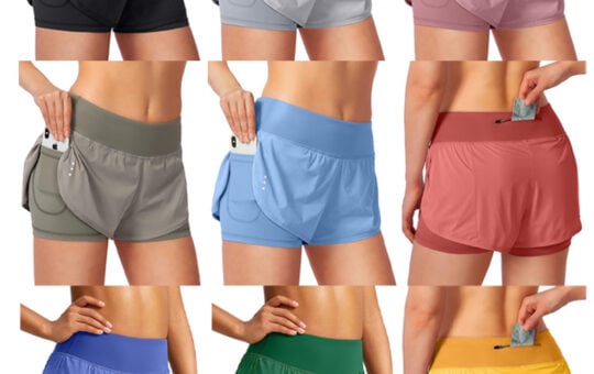 Soothfeel Women's Running Shorts
