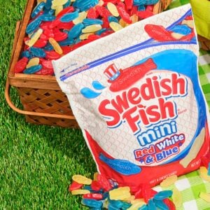 Swedish Fish Mini Red, White & Blue Soft & Chewy Gummy Candy