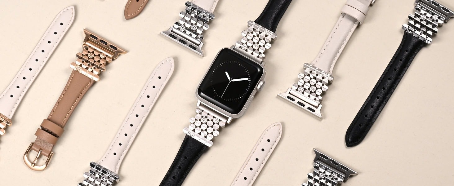 Wearlizer Silicone Band Compatible with Apple Watch