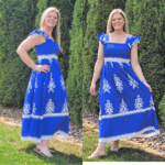 ashley btfbm flutter sleeve maxi