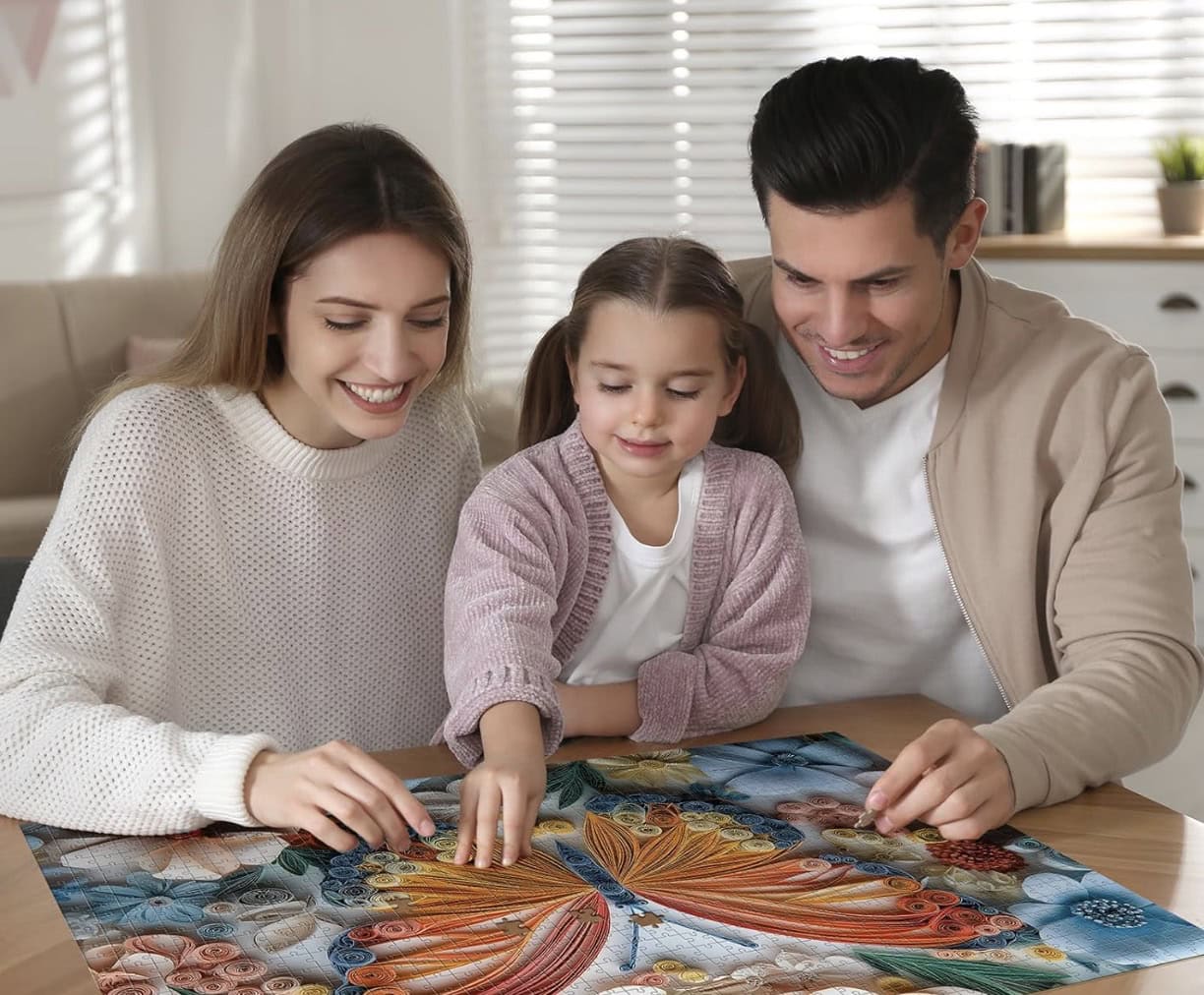 butterfly 1,000 piece puzzle hiwhy