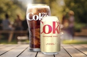caffeine free diet coke canned