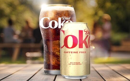 caffeine free diet coke canned